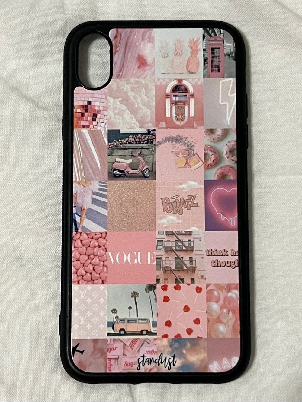 iPhone XR Pink Y2K Collage Phone Case